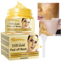 Hochwertiger 24 Karat Gold Gesicht Mitesser Entferner Anti-Akne Peel-Off-Maske